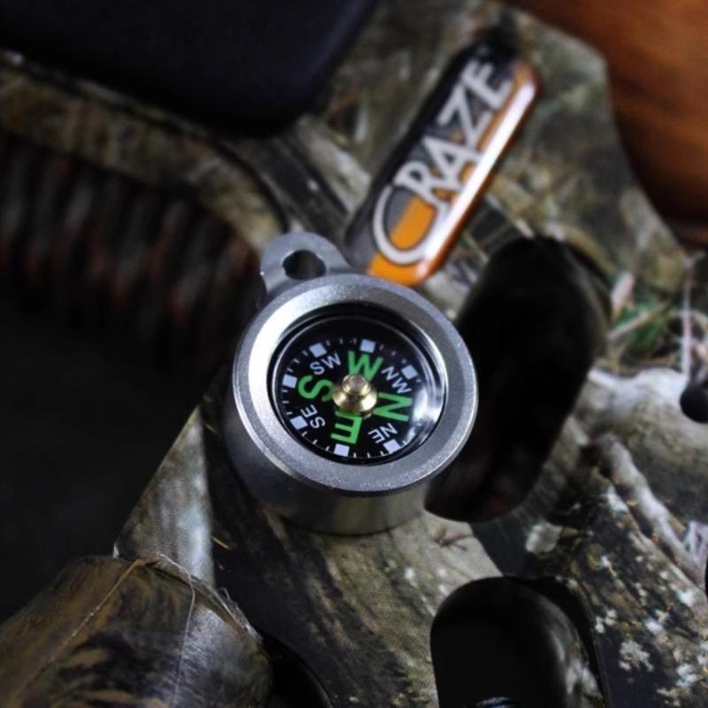 Mini Aluminum Alloy Compass Ke - مراجعة Compass Keychain Mini وسعره