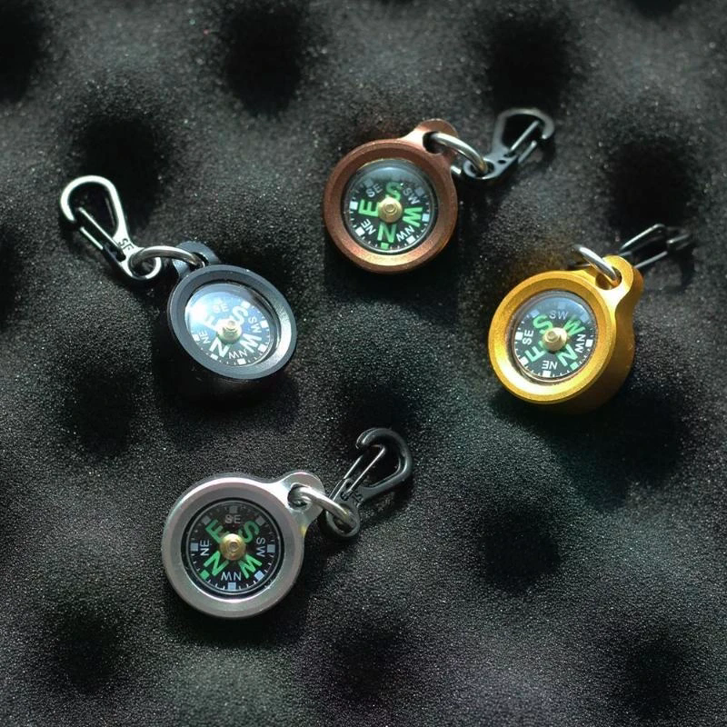 Mini Aluminum Alloy Compass Ke - مراجعة Compass Keychain Mini وسعره