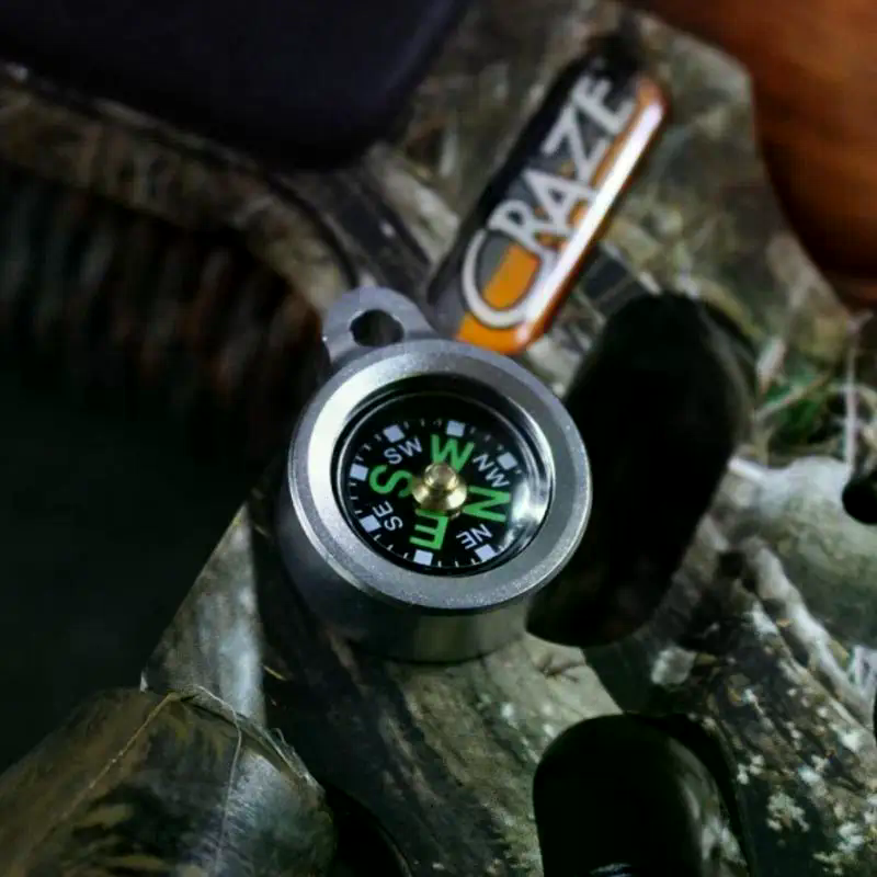 Mini Aluminum Alloy Compass Ke - مراجعة Compass Keychain Mini وسعره