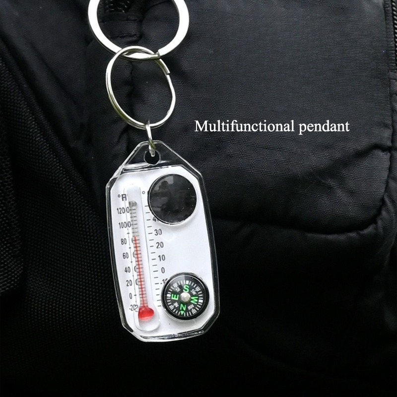 Outdoor Survival Compass Keych - مراجعة Compass Keychain Mini وسعره