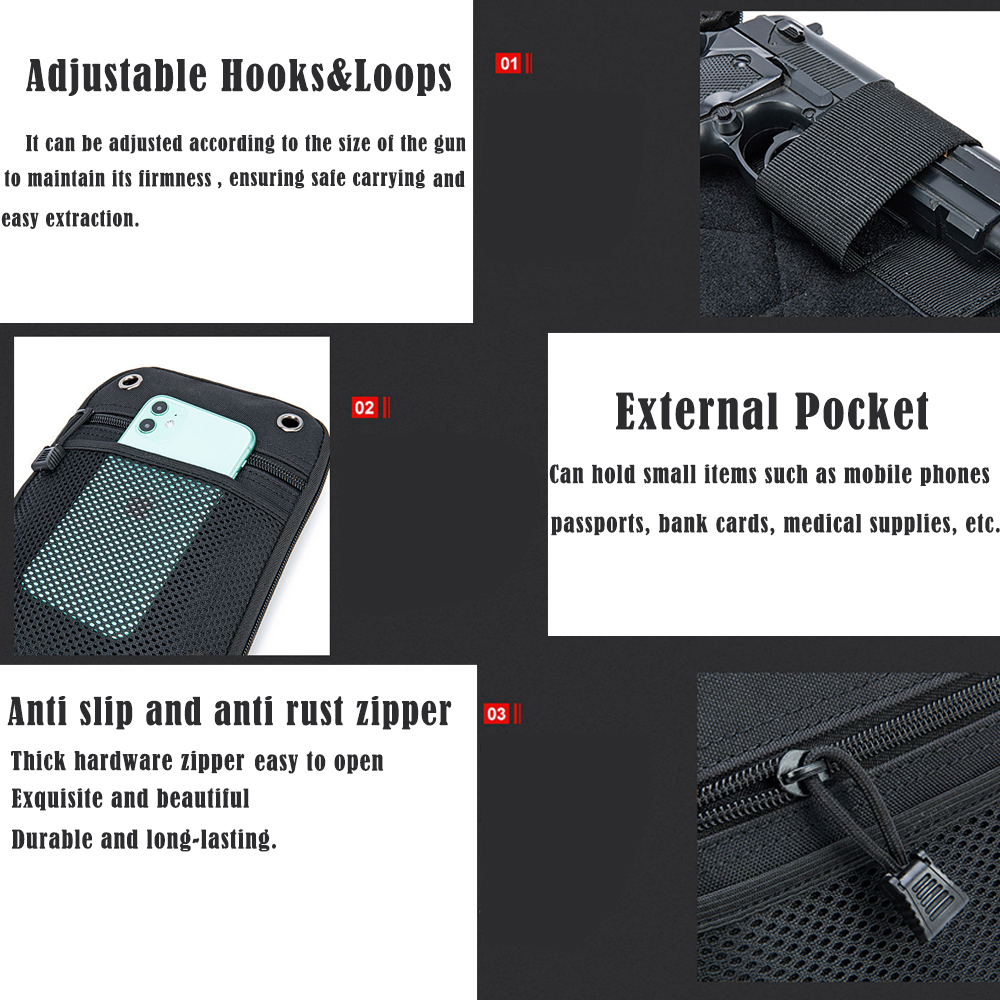 Molle Outdoor Tactical Conceal - مراجعة Edc Carry Belt Pouch وسعره