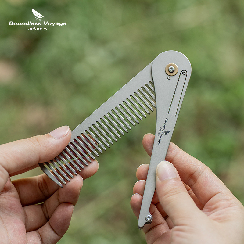 Pure Titanium Anti-Static Fold - مراجعة Comb Pocket Titanium وسعره