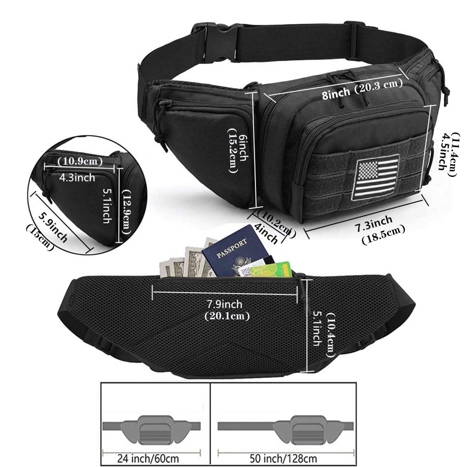Tactical Fanny Pack Gun Holste - مراجعة Edc Concealed Carry Fanny Pack وسعره